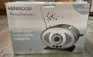 Vintage Kenwood FM Radio Toaster #TT756SL Retro Space Age Silver New In Box - Foto 1 di 15