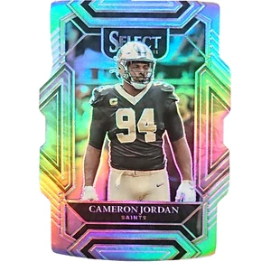 2021 Cameron Jordan Silber Prizm gestanzt Panini Select 225 Saints - Bild 1 von 2