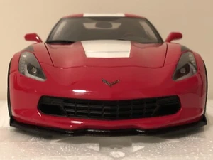 1:18 2017 Chevrolet C7 Corvette Grand Sport Red With White Stripes AUTOart - Picture 1 of 20