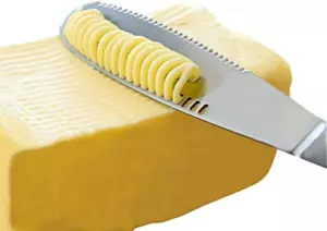 Stainless Steel Butter Spreader, Butter Knife - 3 in 1 Kitchen Gadgets (1) - Picture 1 of 12
