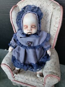 OOAK Creepy Horror Halloween Doll by Slightly Wicked Dolls 
