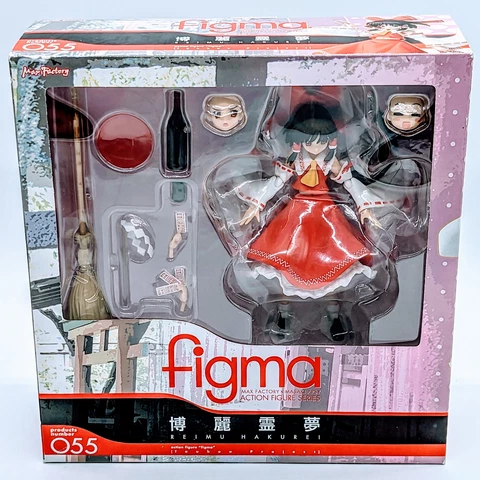 Max Factory figma Touhou Project Reimu Hakurei Action Figure Japan New Cover
