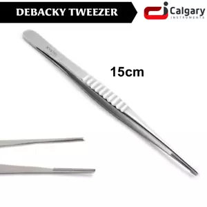 Debacky Tweezer Medical Grade Stainless Steel 15 Cm Silver - Bild 1 von 4