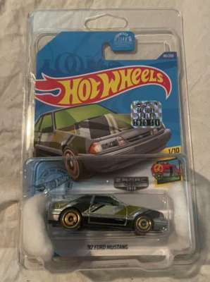 DieCast Hotwheels Zamac ['92 Ford Mustang], Art Cars 1/10 2020 Sealed - Image 1 of 3