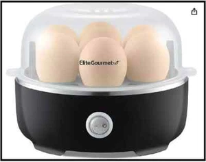 EGC115B Easy Egg Cooker Electric 7-Egg Capacity, Soft, Medium, Hard-Boiled Egg C - Picture 1 of 7