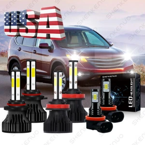 For Honda CR-V CRV 2015 2016 2017 2018 Combo LED Headlight+ Fog Light Bulbs Kit - Imagen 1 de 12