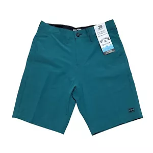 Billabong Mens Size 28 Teal Crossfire Submersibles Board Shorts Swim ~ NWT - Picture 1 of 12