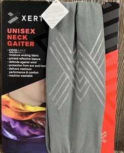 XERTIA Unisex Cuello Gaiter Coolmax Tela Limpiadora de Humedad Lavable Gris - Imagen 1 de 6