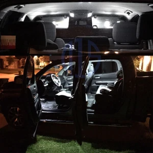18 x White LED Interior Bulbs Lights Package For 2007-2017 2018 2009 2020 Tundra - Picture 1 of 12
