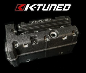 CUBIERTA VÁLVULA K-TUNED ARRUGA NEGRA SOLO SE ADAPTA A ACURA HONDA K20 K20A K24A - Imagen 1 de 2