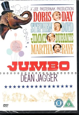 JUMBO - Doris Day, Jimmy Durante, Stephen Boyd, Martha Raye - DVD *NEW & SEALED* - Image 1 of 2