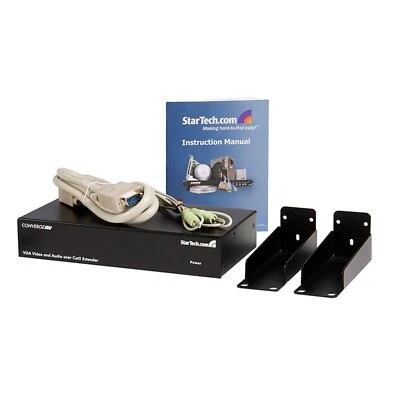 NEW - StarTech ST124UTPEA 4-Port VGA & Audio Over Cat 5 Video Extender - Image 1 of 4