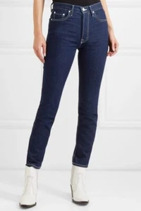 New GRLFRND Size 26 XS Karolina High Rise Dark Blue Skinny Jeans In Hello Again - Picture 1 of 8