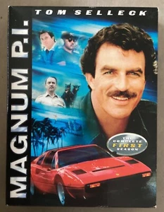 Magnum P.I Season 1 first DVD 4-Disc Set complete in box Tom Selleck official - Picture 1 of 10
