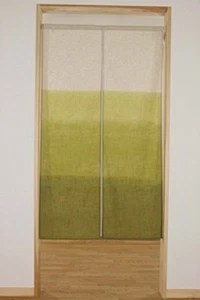 Noren Japanese hanging Curtain Green gradation color Japanese Wa style 150x85cm - Picture 1 of 7