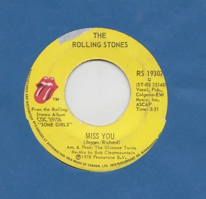 45 RPM- 7'' - THE ROLLING STONES - MISS YOU / FAR AWAY EYES - Picture 1 of 2