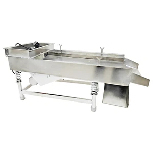 Full Stainless Steel Linear Vibrating Screen Single 0.5mm Screen Electric Shaker - Picture 1 of 23