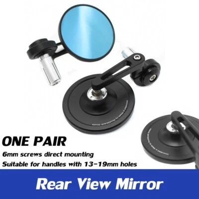 Espejo retro redondo para Honda Shadow 1100 Shadow 500 750 Shadow 800 Foto 1 de 4