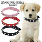 Pet Collar Dog Necklace Leather Spiked Studded Collar Rivet Anti-bite Pet Supply