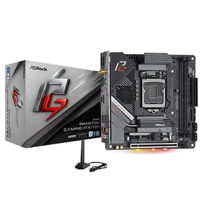 ASRock Z490 PHANTOM GAMING ITX/TB3 / M.2 Mainboard 2x DDR4 LGA1200 Intel Core i7 - Bild 1 von 5