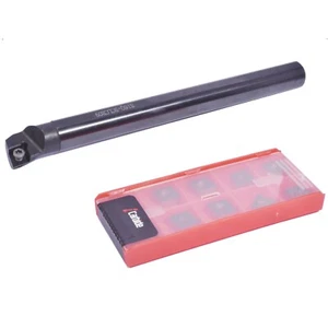 NUEVO CORTADOR DE GIRO INDEXABLE VÁSTAGO 16MM 120MM 10PC CCMT09T304 CARBURO EE. UU. SE VENDE - Imagen 1 de 1