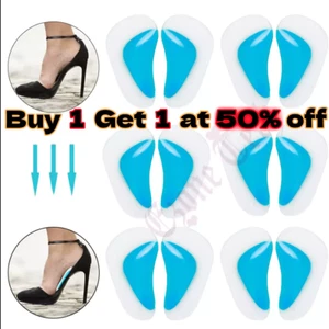 Gel Arch Support Insoles Silicone Orthotic Heel Insert Cushion Plantar Fasciitis - Picture 1 of 11