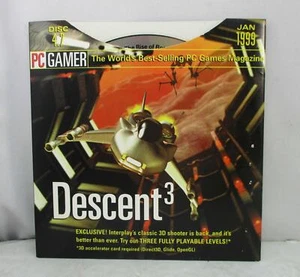 PC Gamer Magazin CD - Descent 3 - Trespasser - Populous - Disc 4.7 Jan. 1999 - Bild 1 von 2