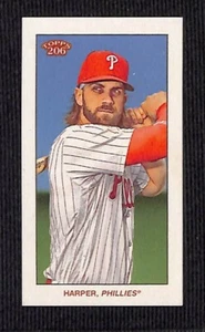 2020 Topps 206 Sovereign Back Parallel Bryce Harper Print Run 71 SSP Free Ship A - Picture 1 of 2
