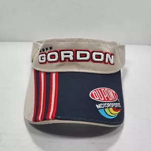 Jeff Gordon #24 Chase autentica visiera marrone DuPont Motorsports - Foto 1 di 8