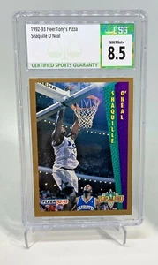 1992-93 Fleer Tony’s Pizza Shaquille O’Neal Shaq RC Rookie CSG 8.5 D28 - Picture 1 of 2