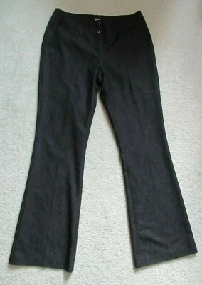 NWOT Studio 1940 Dark Navy Denim Career Office Casual Jeans Pants Bootcut 6 - Image 1 of 4