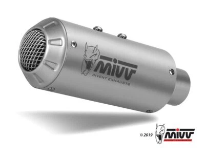 TERMINALE MIVV MK3 ACCIAIO INOX PER KAWASAKI Z 125 2019-2024 - Immagine 1 di 3