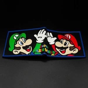 Cute Super Mario Bros Purse Short Bifold Fashion Leather Wallet S2 - Picture 1 of 6