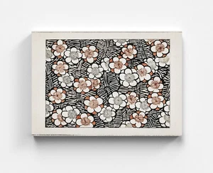 Farbig Blume Leinwandbild Modern Decor Street Art Wandbild Artist Kunst - Bild 1 von 7