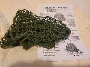 WW II US M1 Genuine Original Helmet Net  - Picture 1 of 3