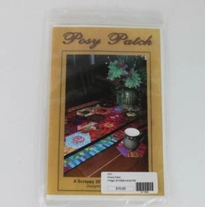 Posy Patch Quilt Muster Scrappy 26" x 88" Tischläufer Robin Askins - Bild 1 von 3
