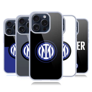OFFICIAL INTER MILAN BADGE SOFT GEL CASE FOR APPLE iPHONE PHONES - Picture 1 of 11