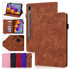 For Samsung Galaxy Tab A A7 S4 S5E S6 S7 Plus Leather Wallet Case 8.0 " - 12.4"