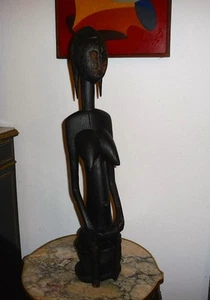 Statue Maternité Bambara ancienne - Picture 1 of 12