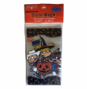 Vintage American Greetings 20 Count Rugrats Halloween Treat/Loot Bags/Sacks NIP - Picture 1 of 3