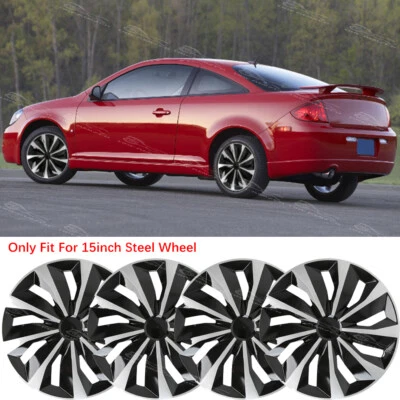 Conjunto de 4 calotas para Pontiac Vibe G5 2004-2010 15" tampa de cubo de aro de roda de aço - Imagem 1 de 4