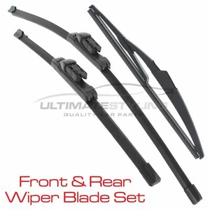 Front Windscreen Wiper Blades & Rear Wiper Blade Citroen C3 Picasso 2009-5/2010 - Picture 1 of 5