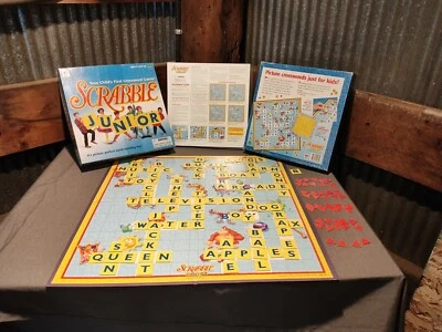 Milton Bradley Hasbro Scrabble Junior Your Child's 1st Crossword Game  *Open Box - Image 1 of 4