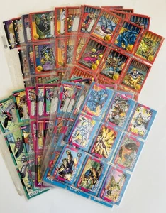 Marvel X-Men 1992 & 1993 Complete Base Set Series 1 & 2 1-100 Impel Trading Card - Picture 1 of 2