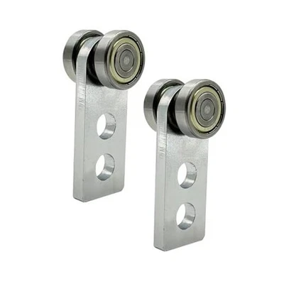 Rodillos de montaje de carro de 2 ruedas, conjunto de carro de dos rodamientos para 1-5/8" 2 piezas Foto 1 de 4