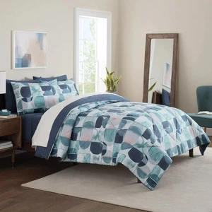 Style Decor 6-piece Comforter and Coverlet Set - York - Queen Size - 1572787 - Picture 1 of 7