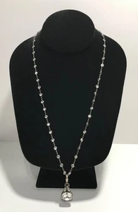 Silpada 925 Sterling Silver CZ "Scattered Stars" Necklace w/Rhinestone Pendant - Picture 1 of 13