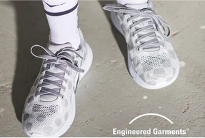 Engineered Garments X Hoka Hupana 2 EG Gris Lunares Zapatos | W11 / M10 - Imagen 1 de 14