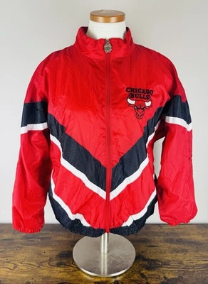 Chaqueta de Colección NBA Chicago Bulls Mighty-Mac Equipo Cremallera con Capucha Niños Grande 12/14 Foto 1 de 4