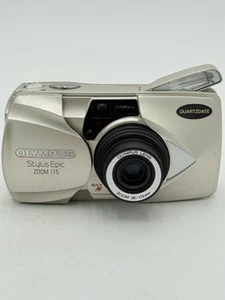 Olympus Stylus Epic Zoom 115 Point & Shoot 35mm Film Camera TESTED & WORKING ✅ - Picture 1 of 14